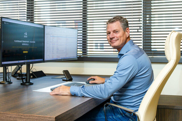 Edwin Swets in the office